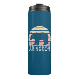Abingdon Virginia Retro Bear Thermosbecher