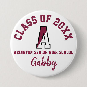 Abington High School Button Logo Custom