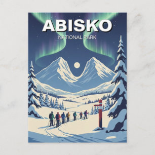 Abisko Nationalpark Schweden Reise Postkarte