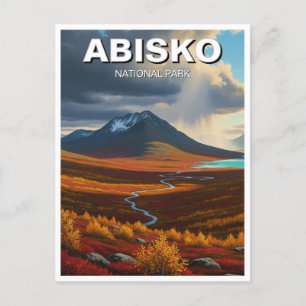 Abisko Nationalpark Schweden Reisen Postkarte