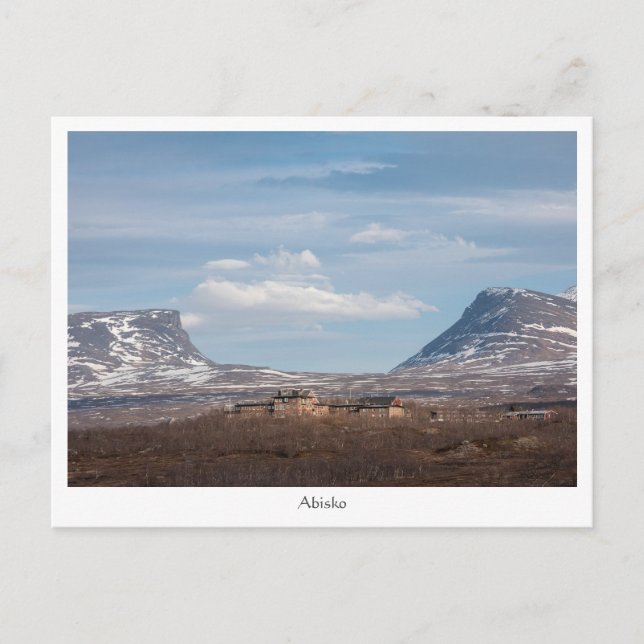 Abisko Schweden Postkarte (Vorderseite)