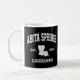 Abita Springs Louisiana La Vintag Staat Athletic Kaffeetasse
