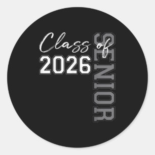 Abitur 2026 Abschluss Mein letzter erster Schultag Runder Aufkleber