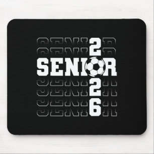Abitur 2026 Abschlussklasse 2026 Schul-Fußballmann Mousepad