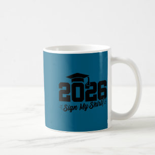 Abitur 2026 - Autogramm-Shirt - Abschlussklasse O Kaffeetasse