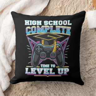 Abitur Abschluss Gamer Gaming Abschlussfeier Kissen