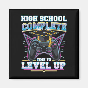 Abitur Abschluss Gamer Gaming Abschlussfeier Magnet