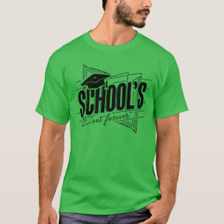 Abitur Abschlussklasse Schule Aus Für Immer lustig T-Shirt
