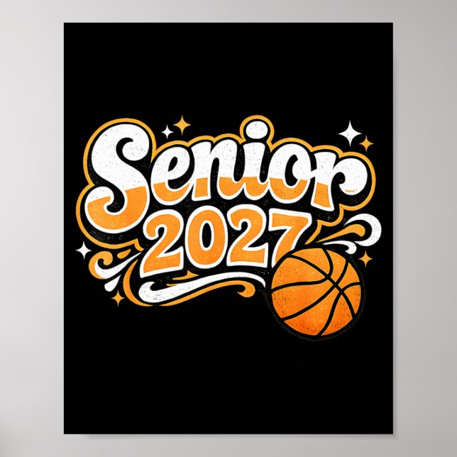 Abitur-Basketballklasse 2027 Poster (Vorne)