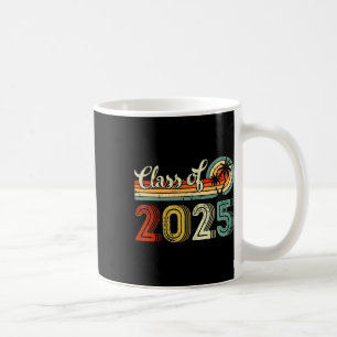 Abiturient 2025 Abschlussklasse 2025 Retro Zurück Kaffeetasse