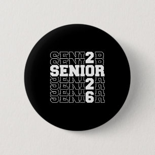 Abiturient 2026 Abschlussjahrgang 2026 High School Button