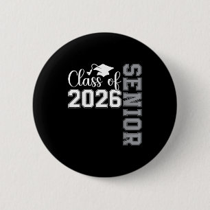 Abiturient 2026 Abschlussjahrgang 2026 High School Button