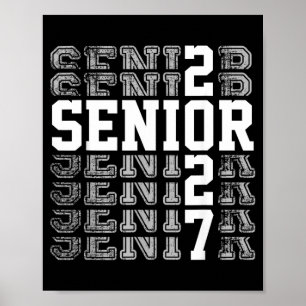 Abiturient 2027 Abschlussjahrgang 2027 Abitur Poster