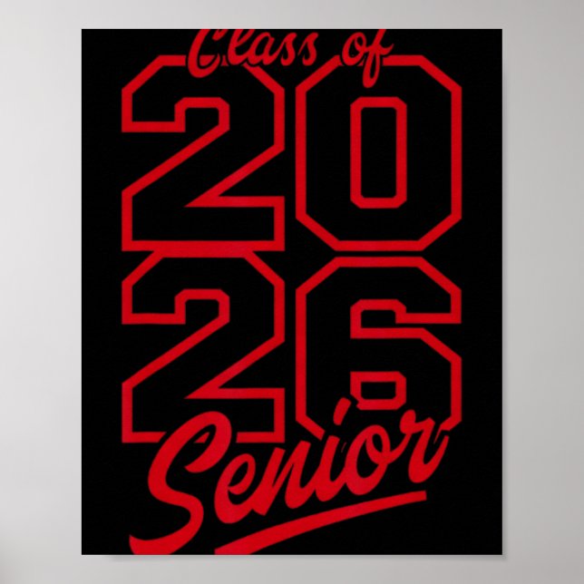 Abiturienten 2026 Abschlussfeier der Oberstufe Poster (Vorne)
