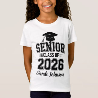 Abiturjahrgang 2026 Abschluss mit individuellem Na T-Shirt