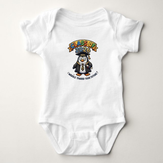 ABITURJENDE 2026 BABY STRAMPLER (Vorderseite)