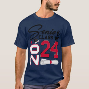 Abiturklasse 2024 College High School Abschluss fr T-Shirt