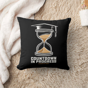 Abiturklasse 2025 Countdown bis zum Abschlussgesch Kissen