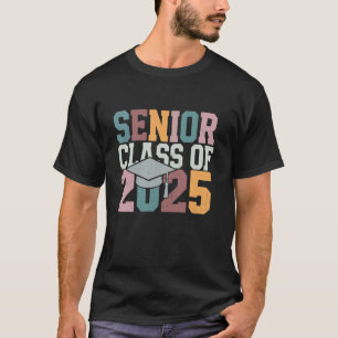 Abiturklasse 2025 Oberstufen-Abschluss Rückseite T T-Shirt