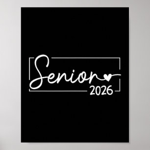 Abiturklasse 2026 Abschlussklasse 2026 Senior 2026 Poster