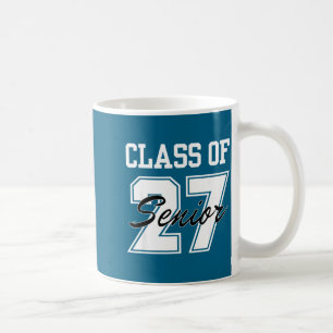 Abiturklasse 2027 Abschluss Senior Rücken Kaffeetasse