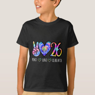 Abiturshirt 2026 Tie Dye Abschluss Abitur Klasse W T-Shirt