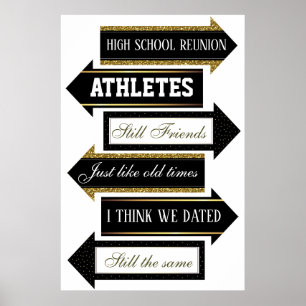 Abiturtreffen-Photobooth-Pfeil-Requisiten-Kit Poster