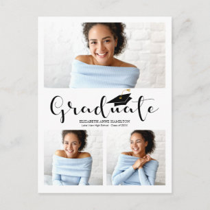 Abiturzeugnis-Foto-Postkarte 3 Postkarte