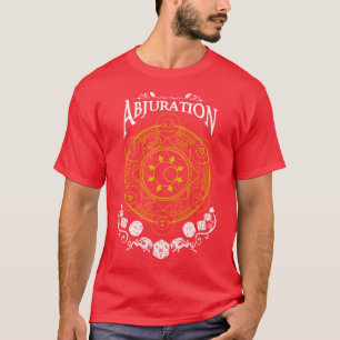 Abjuration RPG Magieschule Weiß T-Shirt