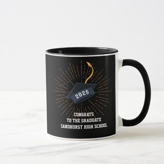 Abklappern an das Graduate-Geschenk Tasse (Rechts)