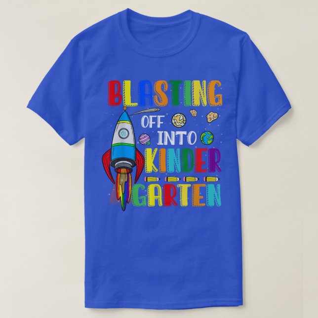 Abklingen im Kindergarten Zurück in die Schule T-Shirt (Design vorne)