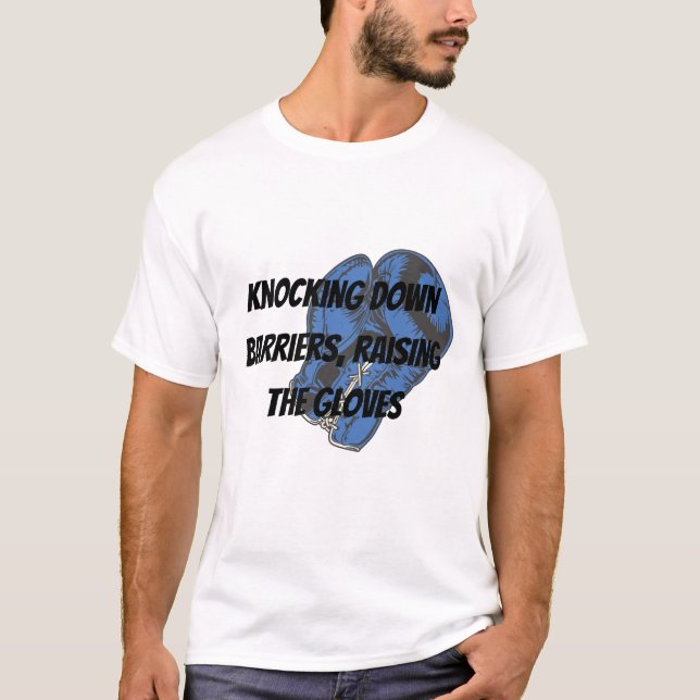 Abklopfen von Hindernissen - Boxen T-Shirt (Vorderseite)