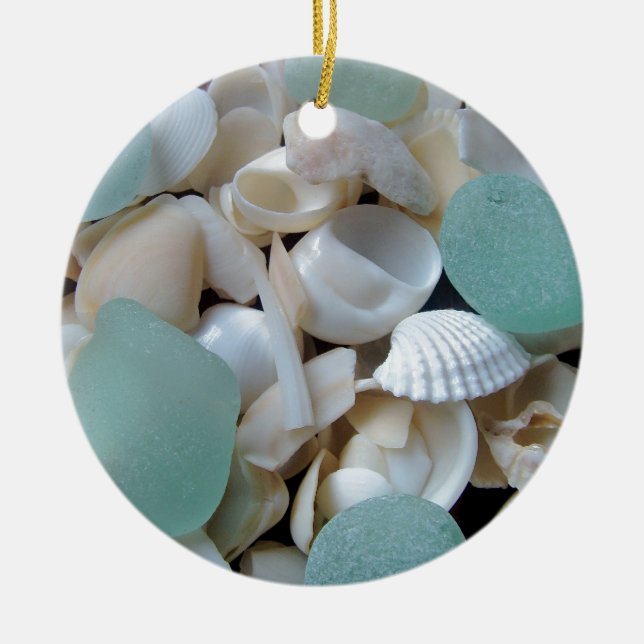 Abkühlendes Glas Keramik Ornament (Vorne)
