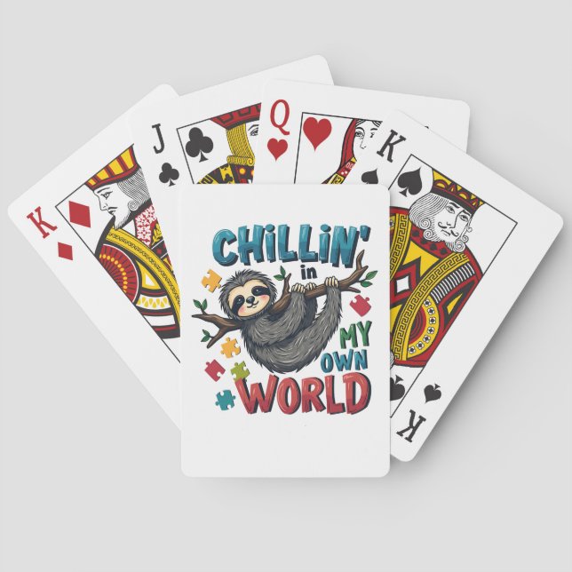 Abkühlung in meiner Welt Spielkarten (Rückseite)