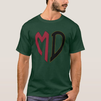 Abkürzung für den Bundesstaat Maryland T-Shirt