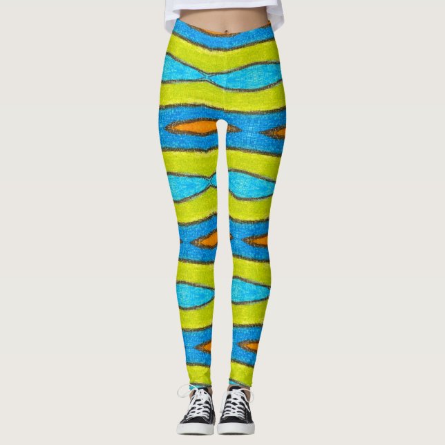 ABL - 189 - Federstreifen - Leggings (Vorderseite)