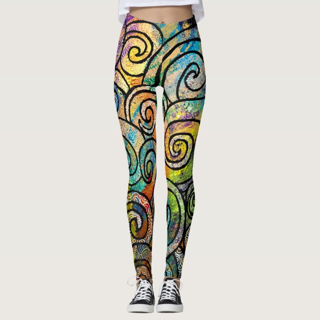 ABL - 307 - Medusa's Hair - Leggings (Vorderseite)