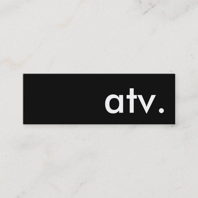 ABl. Mini Visitenkarte (Vorderseite)