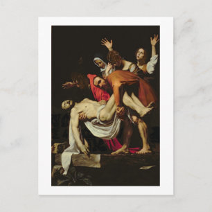 Ablagerung, 1602-4 (Öl auf Leinwand) Postkarte