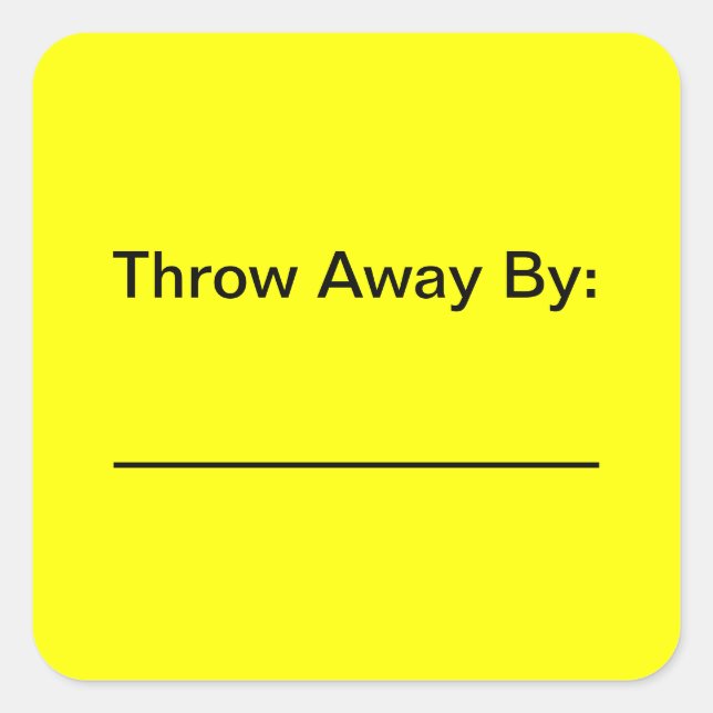 Ablaufdatum der Sticker (Vorderseite)