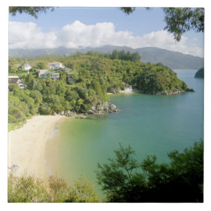 Able Tasman NP, Nelson, Neuseeland. Die vielen Fliese