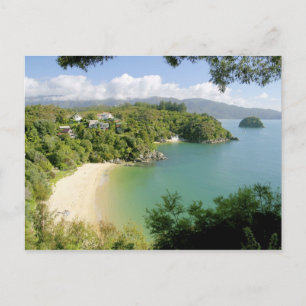 Able Tasman NP, Nelson, Neuseeland. Die vielen Postkarte