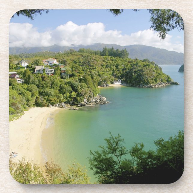 Able Tasman NP, Nelson, Neuseeland. Die vielen Untersetzer (Vorderseite)