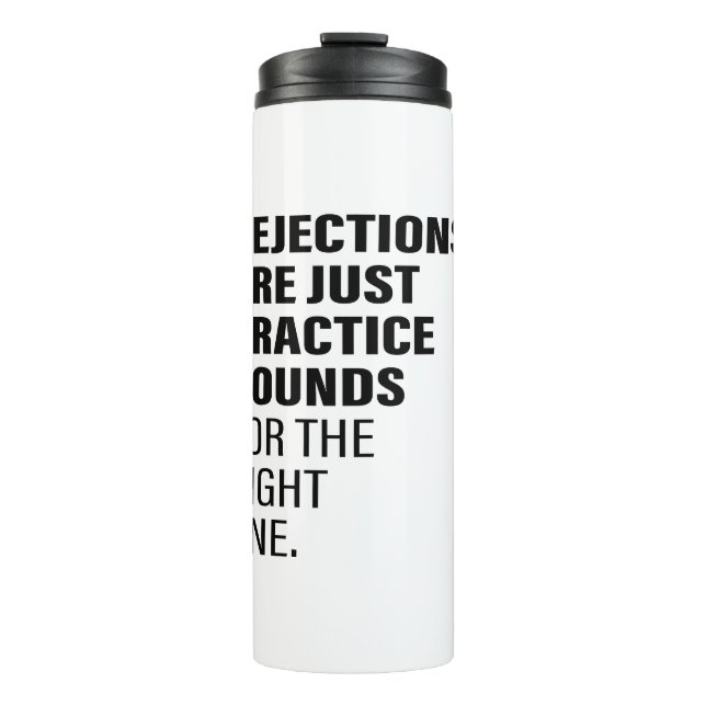 Ablehnung der Ermutigung zur Ablehnung von Worttex Thermosbecher (Vorderseite)