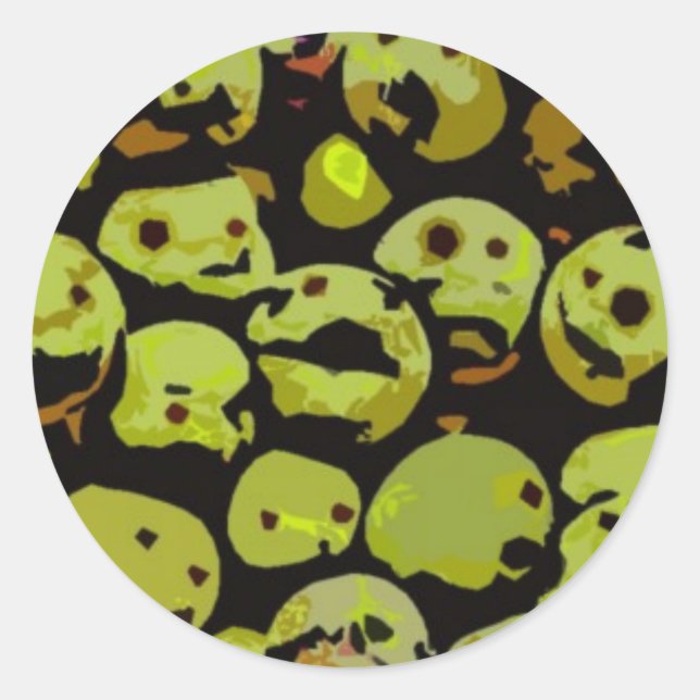 Ablehnung Runder Aufkleber (Vorderseite)