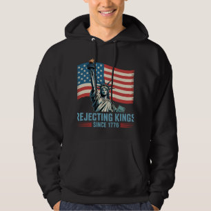 Ablehnung von Königen seit 1776 Statuendesign Hoodie