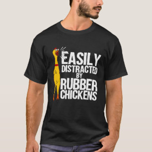 Ablenkbares Gummihuhn Cooler Vogel T-Shirt