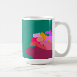 Ablenkte Capybaras Kaffeetasse