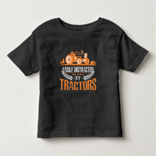 Ablenkung durch Traktor Bauer Funny Farming Kleinkind T-shirt