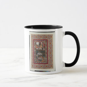 Ablesen des Verses und des Banketts Tasse